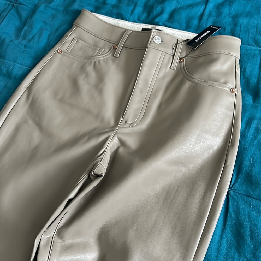 Express faux leather pants